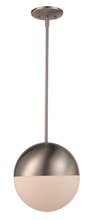  PND-2073 BN - 1LT PENDANT OPAL BALL SML-BN